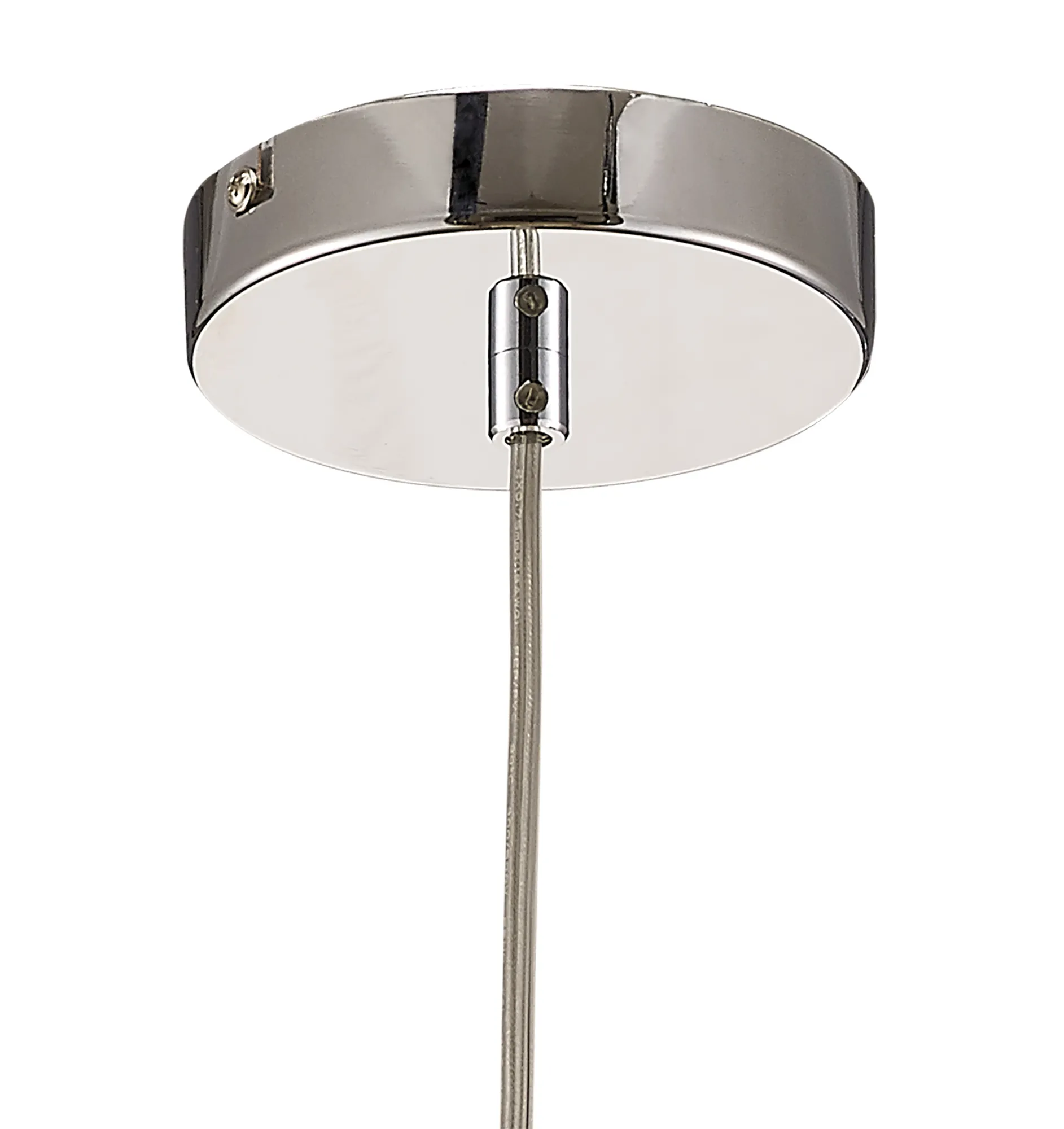 Ariel 16cm Cognac Glass Pendant 1 Light Polished Chrome D0097  Deco Ariel